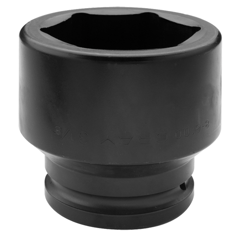 Socket, Impact, 3-1/8", 1-1/2" Drive, 6 Points Sidevic Inc.
