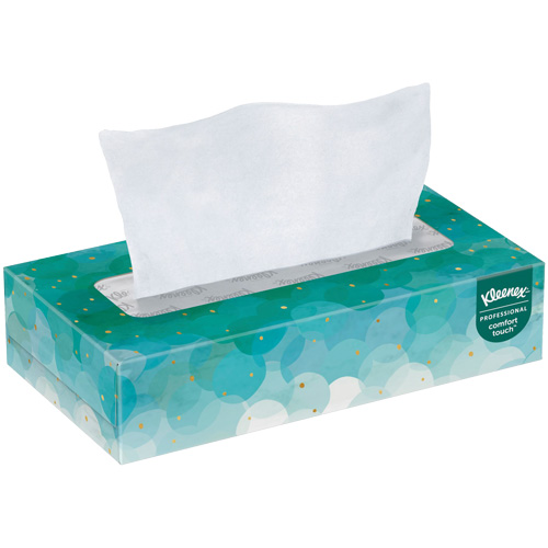 Kleenex&reg; Facial Tissue, 2 Ply, 7.8" L x 8.3" W, 100 Sheets/Box Sidevic Inc.