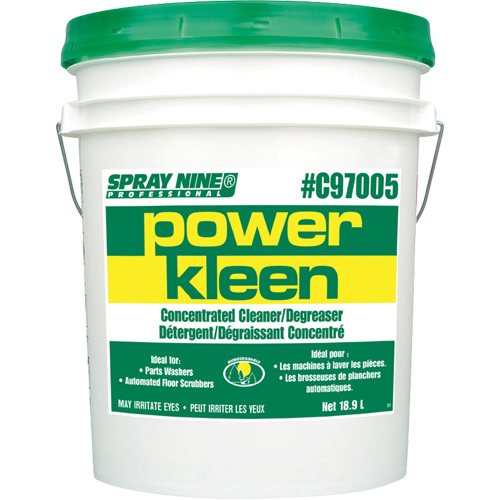 Produit nettoyant pour nettoyeur de pi&egrave;ces Power Kleen, 20 L, Seau Sidevic Inc.