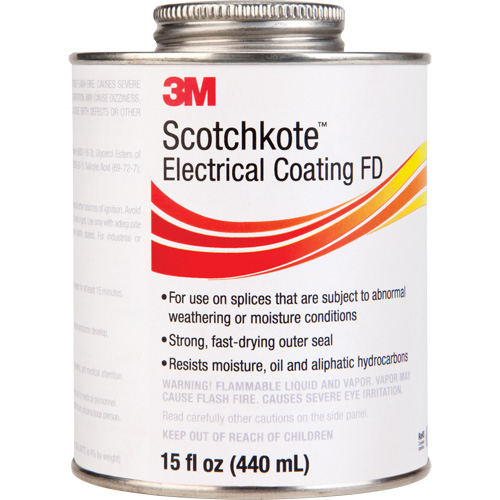 Rev&ecirc;tement &eacute;lectrique FD Scotchkote, Transparent, 15 oz, Canette Sidevic Inc.
