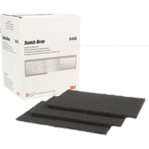 Tampon manuel pour travaux g&eacute;n&eacute;raux Scotch-Brite, Carbure de silicium, 6" x 9", Grain Ultra fin Sidevic Inc.