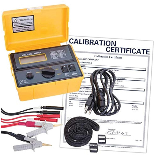 Milli-ohmm&egrave;tre 110 V avec certificat de calibration Sidevic Inc.