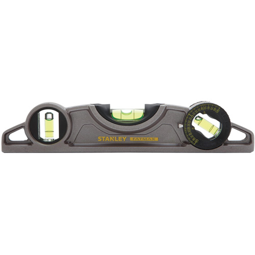 Fatmax&reg; Cast Torpedo Level, 9" L, Aluminum, 3 Vials, Magnetic Sidevic Inc.