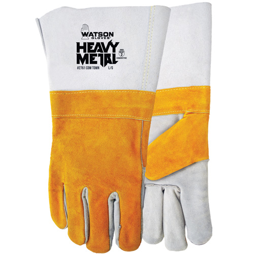 Cow Town Flame-Resistant Gloves, Split Cowhide, Size Large Sidevic Inc.