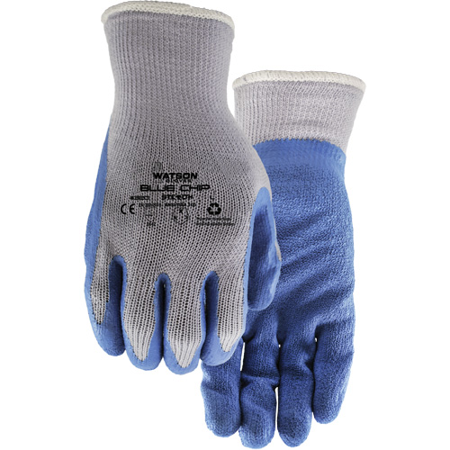 Stealth Blue Chip Coated Gloves, Large, Rubber Latex Coating, 10 Gauge, Polyester Shell Sidevic Inc.