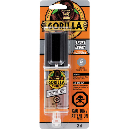 &eacute;poxyde, Deux composants, Cartouche double, 0,85 oz., Transparent Sidevic Inc.