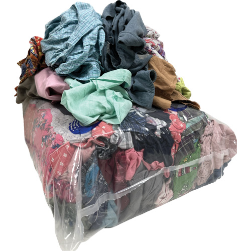 Special Wiper Rags, Mix Colours, 20 lbs. Sidevic Inc.