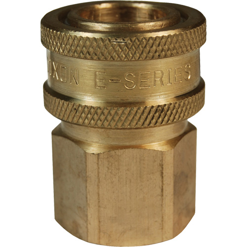Coupleur d'interconnecteur &agrave; passage direct DQC de s&eacute;rie E, Laiton, 3/4", NPTF femelle, 1700 PSI Sidevic Inc.