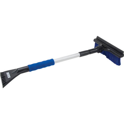 Snow Brush, Telescopic, Polypropylene Blade, 32-1/2" Long, Blue Sidevic Inc.
