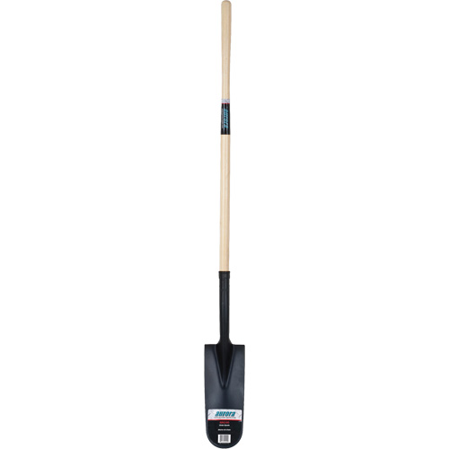 Heavy-Duty Drain Spade, Carbon Steel, 16" x 6" Blade, 45" L, Straight Handle Sidevic Inc.