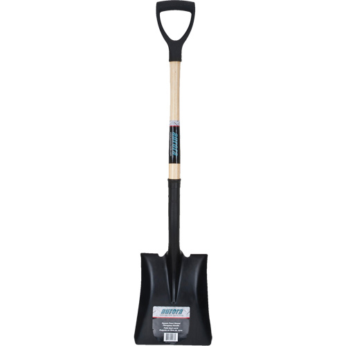 Square Point Shovel, Hardwood, Tempered Steel Blade, D-Grip Handle, 29" Long Sidevic Inc.