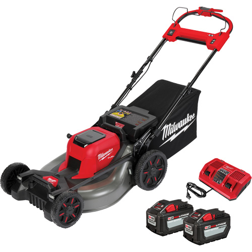 M18 Fuel Self-Propelled Dual Battery Cordless Mower Kit, Self-Propelled Walk-Behind, Battery Powered, 21" Cutting Width Sidevic Inc.