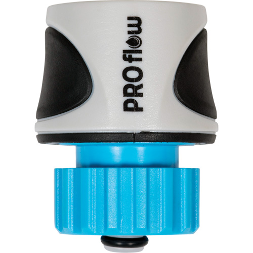 Raccord femelle pour boyau avec dispositif Waterstop Pro Flow Sidevic Inc.