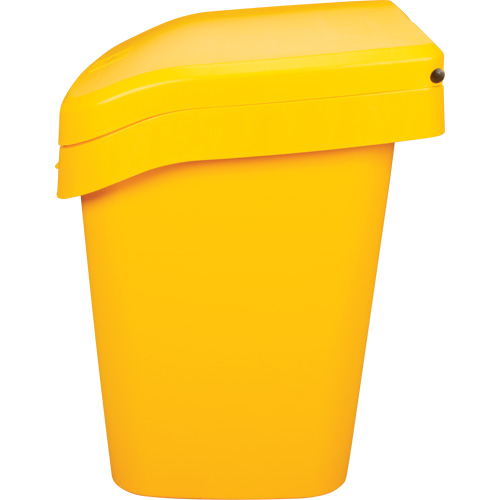 Salt & Sand Storage Bins, With Hasp, 21" x 27" x 26", 4.24 cu. ft., Yellow Sidevic Inc.