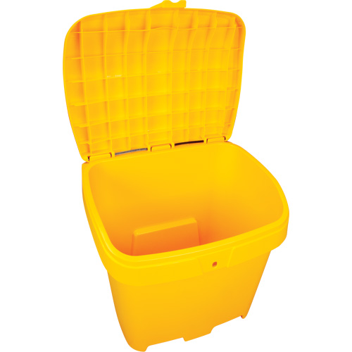 Salt & Sand Storage Bins, With Hasp, 21" x 27" x 26", 4.24 cu. ft., Yellow Sidevic Inc.