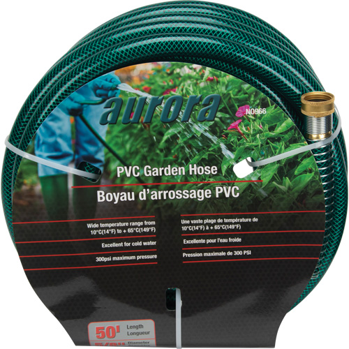 Tuyau de jardin, PVC, 5/8" dia x 50' Sidevic Inc.