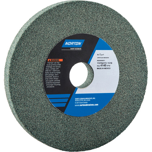Bench Grinding Wheels - Gemini, 8" x 1", 1" Arbor Sidevic Inc.