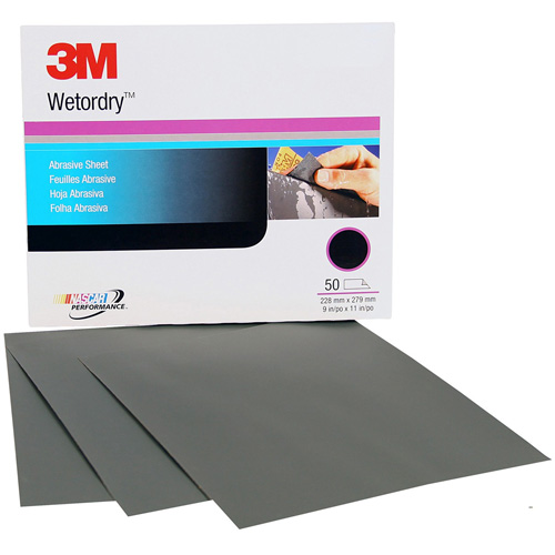 Feuille abrasive Imperiale, 9" x 11", Grain 1200, Carbure de silicium Sidevic Inc.