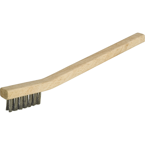 Small Cleaning Industrial-Duty Scratch Brush, Stainless Steel, 3 x 7 Wire Rows, 7-3/4" Long Sidevic Inc.