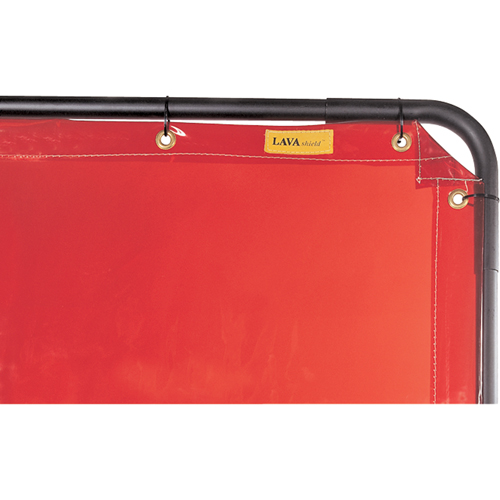 Rideau Lavashield, 68,5" x 68,5", Transparence &eacute;lev&eacute;, Orange Sidevic Inc.