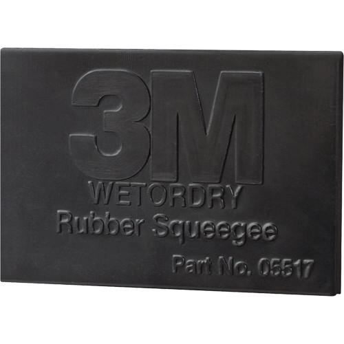 Wetordry Rubber Squeegee, 3", Rubber Sidevic Inc.