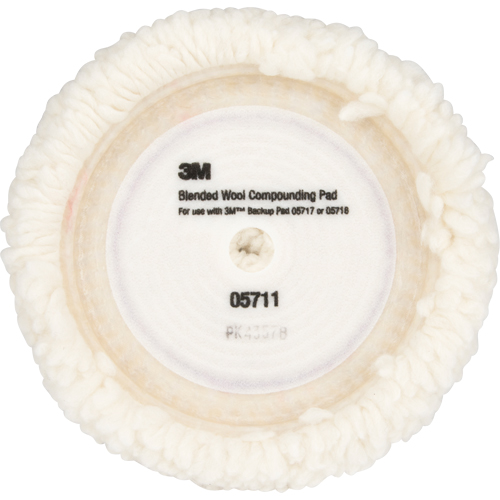 Compounding Pad, 9" Dia., Wool Sidevic Inc.
