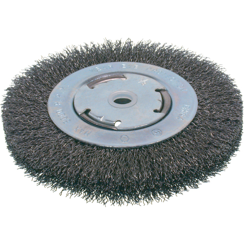 Brosses &eacute;conomiques &agrave; fils cr&ecirc;p&eacute;s - Face moyenne, 6" dia., Fils 0.014, Arbre 2" Sidevic Inc.