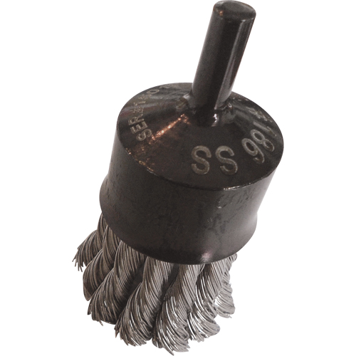 Brosses mont&eacute;es &agrave; fils nou&eacute;s, 1" dia., dia. Des fils 0,014", Tige 1/4" Sidevic Inc.