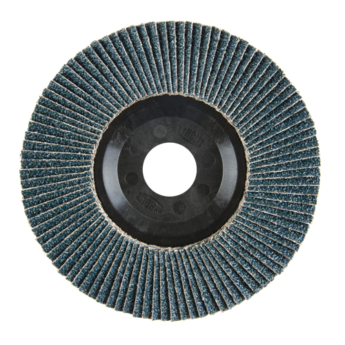 Flap Disc, 5" x 7/8", Type 27, 40 Grit, Zirconium Sidevic Inc.
