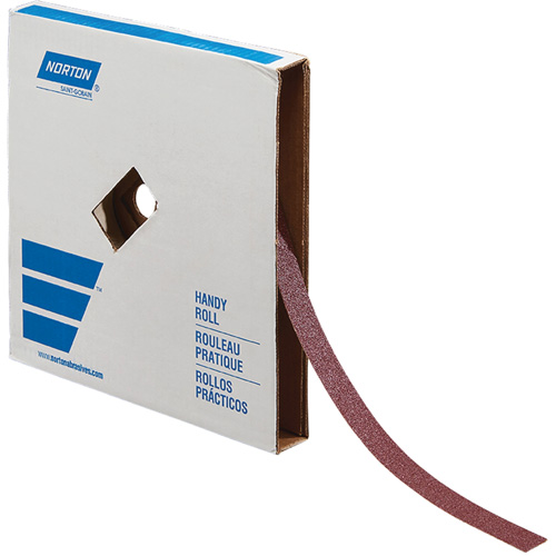 Metal Sanding Roll, Aluminum Oxide, 1" W x 150' L, 60 Grit Sidevic Inc.