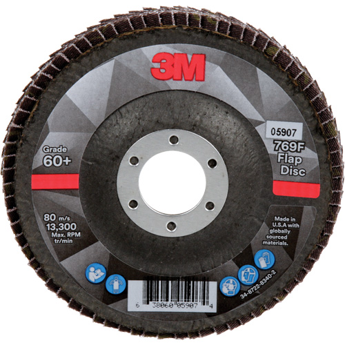769F Quick Change Flap Disc, 4-1/2" x 7/8", Type 29, 60+ Grit, Ceramic Sidevic Inc.