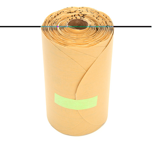 Stikit Gold Paper 216U Disc Roll, Aluminum Oxide, 6" W x 87' L, P400 Grit Sidevic Inc.