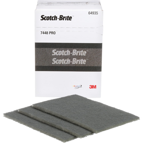 Tampon pour la pr&eacute;paration manuelle des surfaces Scotch-Brite Pro, Carbure de silicium, 9" x 6", Grain Ultra fin Sidevic Inc.