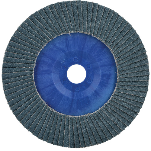 BlueFire Quick Trim Flap Disc, 7" x 7/8", Type 27, 40 Grit, Zirconia Alumina Sidevic Inc.