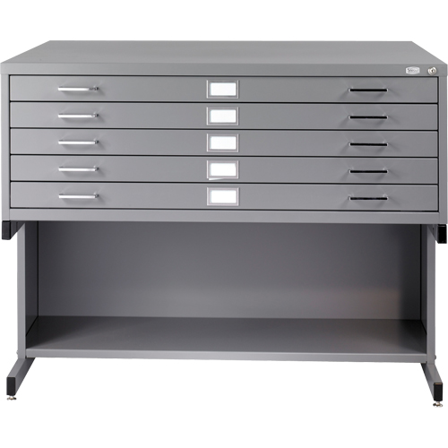 Steel Plan Files, 5 Drawers, 53-3/8" W x 41-3/8" D x 16-1/2" H Sidevic Inc.