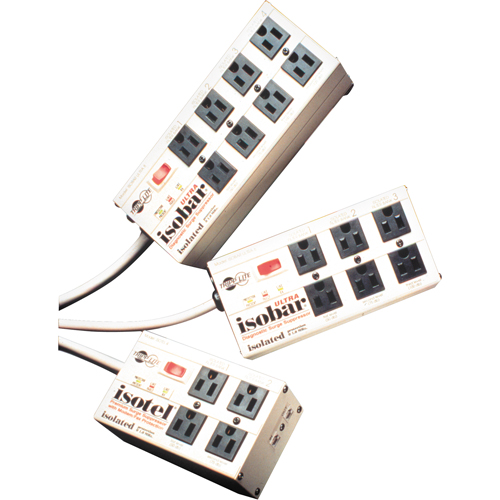 Isobar&reg; Premium Surge Suppressors, 4 Outlets, 3330 J, 1440 W, 6' Cord Sidevic Inc.