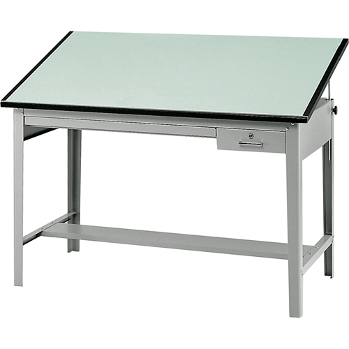 Base pour table &agrave; dessin de pr&eacute;cision, 56-3/8" la x Gris Sidevic Inc.