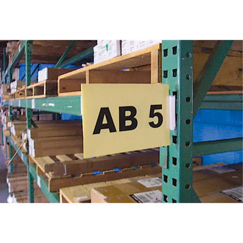Ensembles d'&eacute;tiquettes pour all&eacute;es d'entrep&ocirc;t Slip 'N Stik, 11" x 8-1/2", Plastique Sidevic Inc.