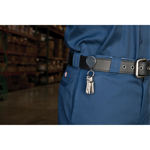 Retractable Mini-Bak&reg; Key Rings, Plastic, 36" Cable, Belt Clip Attachment Sidevic Inc.
