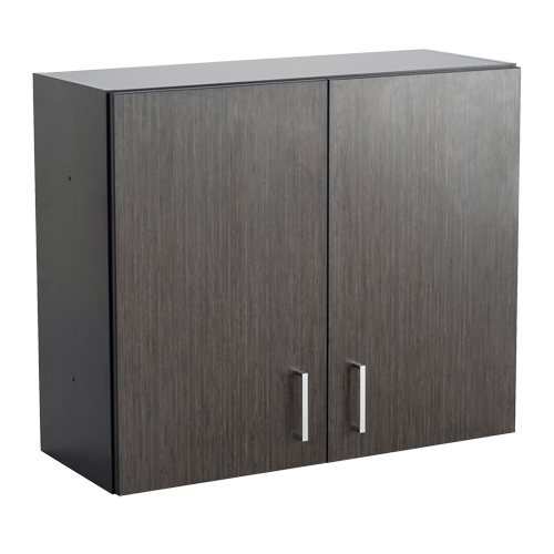 Armoire modulaire murale, 30" h x 36" la x 15" p, 1 tablettes, M&eacute;lamine, Nuit d'Asie/noir Sidevic Inc.