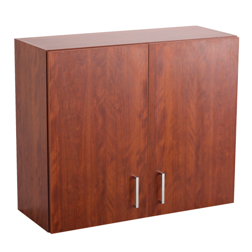 Armoire modulaire murale, 30" h x 36" la x 15" p, 1 tablettes, M&eacute;lamine, Acajou Sidevic Inc.