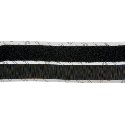 Fastener, Hook & Loop, 15' x 3/4", Adhesive, Black Sidevic Inc.