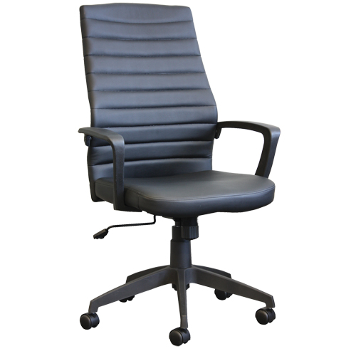 Chaise de bureau Activ A-128, Polyur&eacute;thane, Noir, Capacit&eacute; 275 lb Sidevic Inc.