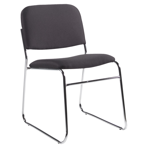 Chaise sans accoudoirs, Tissu, Hauteur 30", Capacit&eacute; 200 lb, Noir Sidevic Inc.