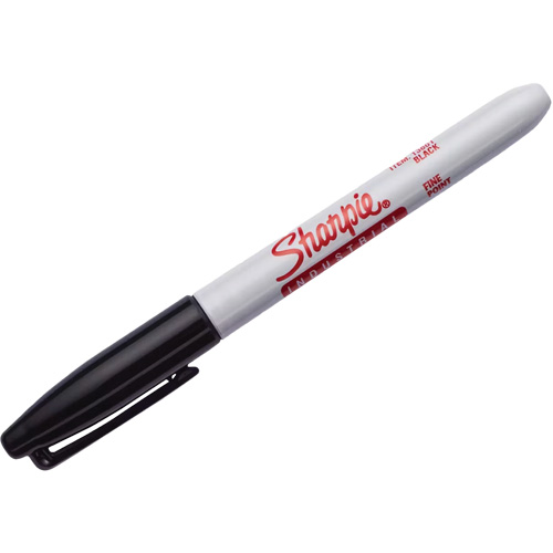 Pro Permanent Marker, Black, Fine Tip Sidevic Inc.