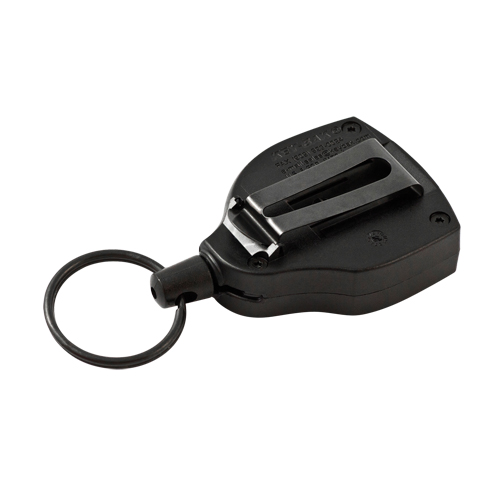 Porte-cl&eacute;s autor&eacute;tractable robuste Super48, Polycarbonate, C&acirc;ble 48", Fixation Agrafe de ceinture Sidevic Inc.
