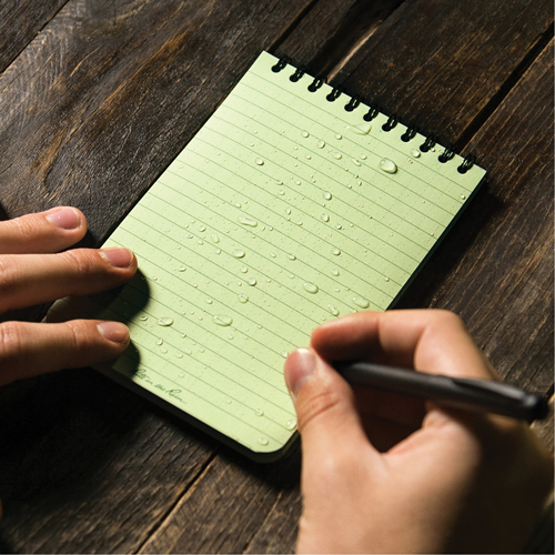 Carnet de notes de poche &agrave; spirale, Couverture souple, Vert, 100 Pages, 4" , 6"  Sidevic Inc.