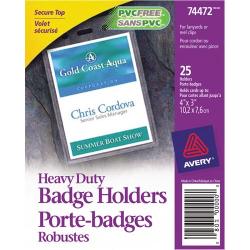 Heavy-Duty Badge Holder Sidevic Inc.