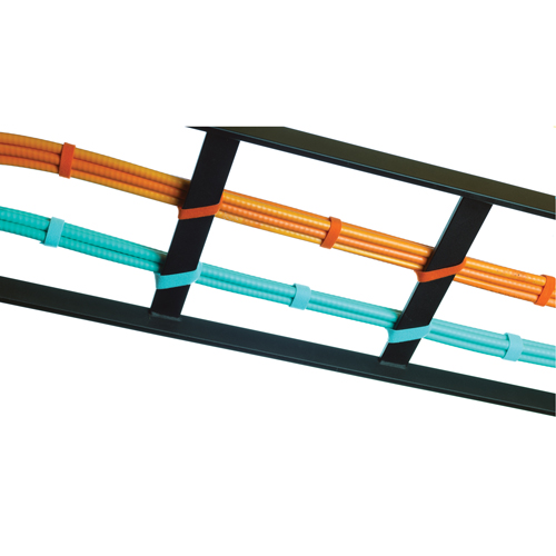 One-Wrap&reg; Cable Management Tape, Hook & Loop, 25 yds x 3/4", Self-Grip, Aqua Sidevic Inc.