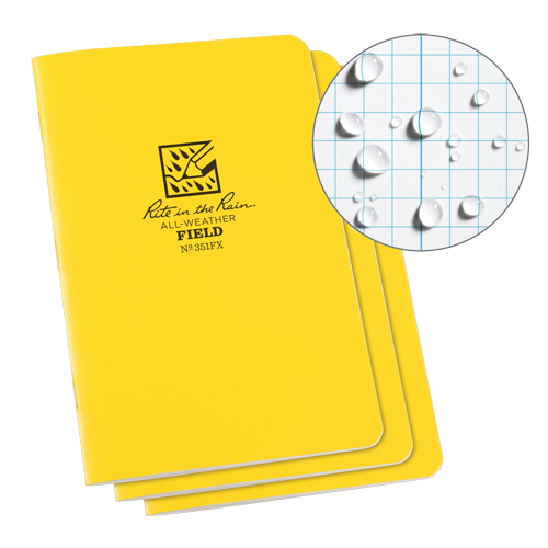 Carnet de notes, Couverture souple, Jaune, 48 Pages, 4-5/8" , 7"  Sidevic Inc.